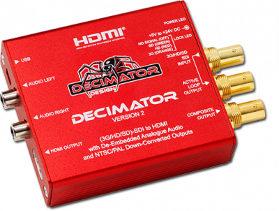 Decimator 2 SDI to HDMI Converter