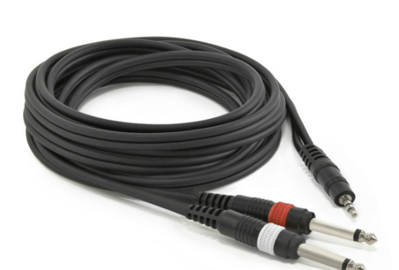 Twin Jack – Mini Jack Adapter Cable 3 Metre