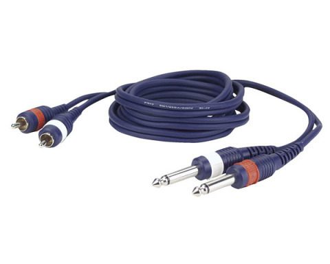 Twin Jack – Phono Adapter Cable 3 Metre