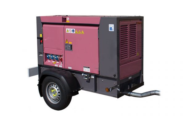 20KVA Ultra Quiet Generator Road Towable (Outlets: 1x 32a 3ph, 3x 32a 1ph)