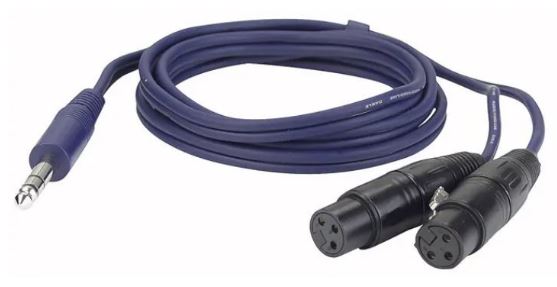 Stereo Jack – Female XLR Adapter Cable 1.5 Metre