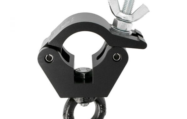 Doughty T57206 Half Coupler Hanging Clamp With Eye 340kg (Black)