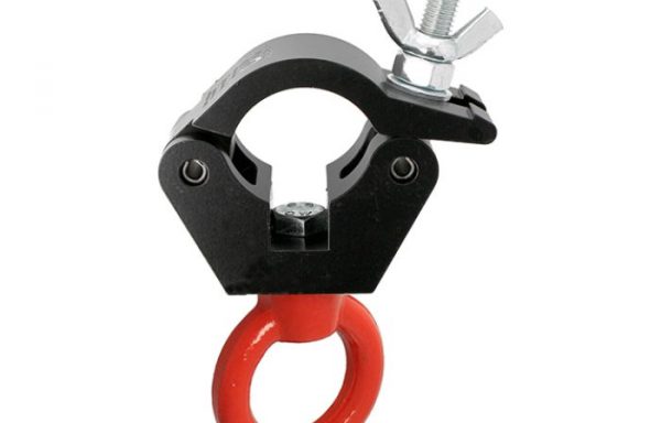 Doughty T57208 Half Coupler Hanging Clamp With Eye 500kg (Black)