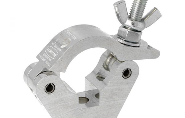 Doughty T58010 Slimline Hook Clamp with M12 Fixing Bolt (Silver)