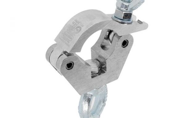 Doughty T58014 Slimline Hanging Clamp with Eye Nut 340kg (Silver)