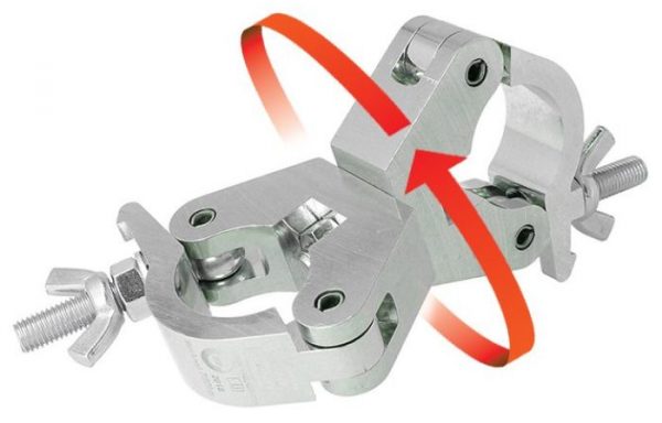 Doughty T58030 Slimline Swivel Coupler 750kg (Silver)