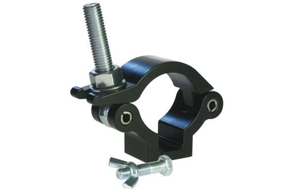 Doughty T58086 Slimline Lightweight Hook Clamp (Black)