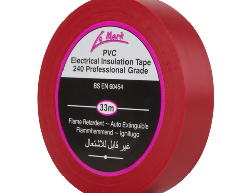 Le Mark Red PVC Electrical Insulation Tape 33m x 19mm