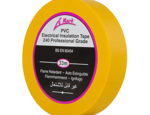 Le Mark Yellow PVC Electrical Insulation Tape 33m x 19mm