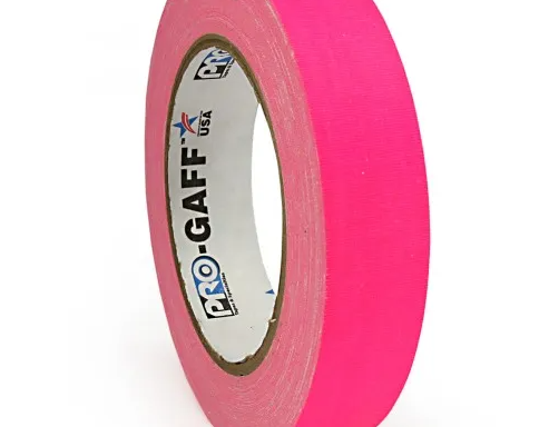 Fluorescent Pink Pro Gaff Tape 22.8m x 24mm