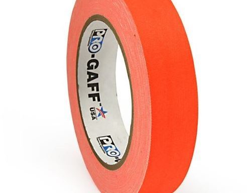 Fluorescent Orange Pro Gaff Tape 22.8m x 24mm