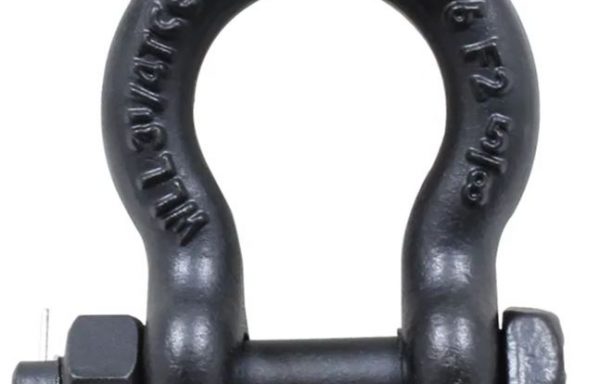 ELLER 3.25 Ton Black Bow Shackle With Safety Pin