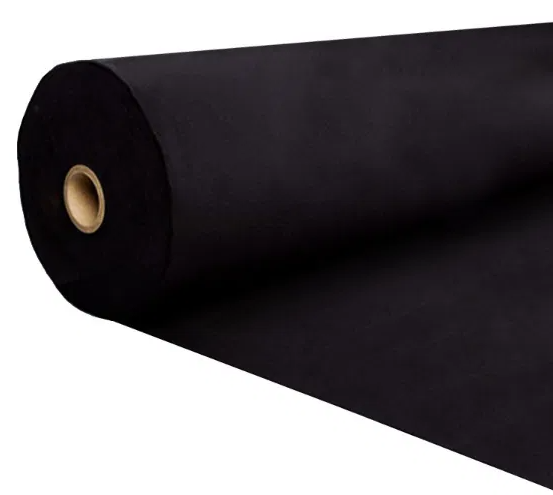 Stage Skirt Roll Molton Black 20cm x 60m Roll
